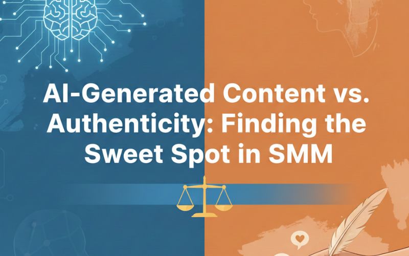 AI-Generated Content vs. Authenticity: Finding the Sweet Spot in SMM