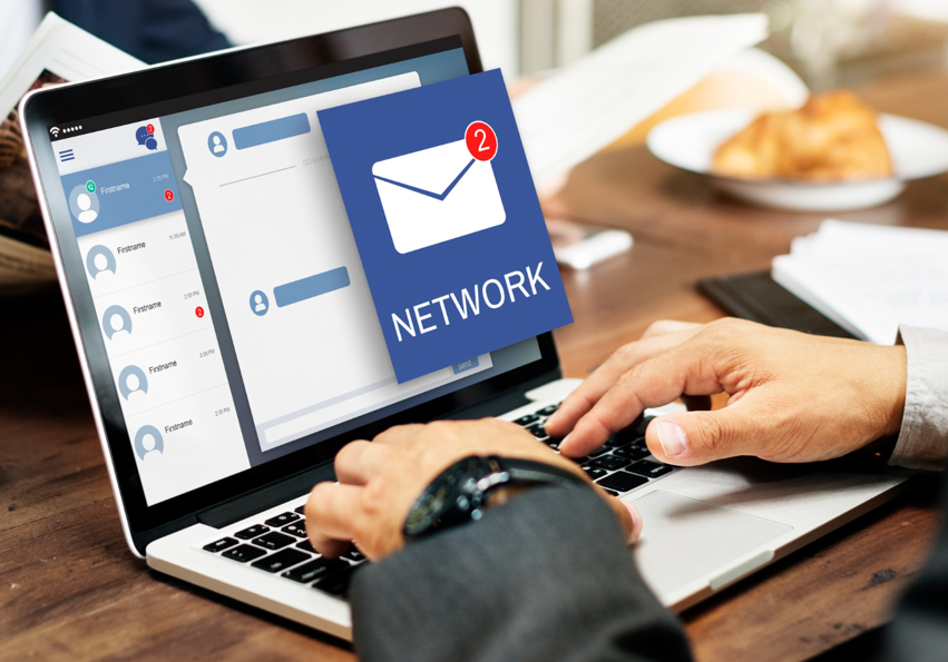 Digital marketer creating email marketing campaign strategy for Dubai business growth